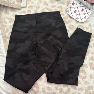 LULULEMON WOUNDER UNDER CAMOUFLAGE BLACK/GREY